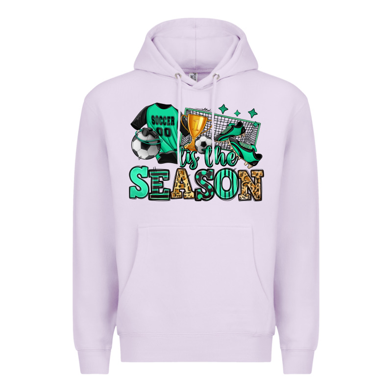 Tis The Season Soccer Premium Hoodie by Jasminsmagicworld | Teevron