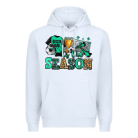 White tis the season soccer Premium Hoodie - Jasminsmagicworld