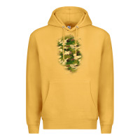 Mustard camouflage patch 1 Premium Hoodie - BundleAndBundleShop