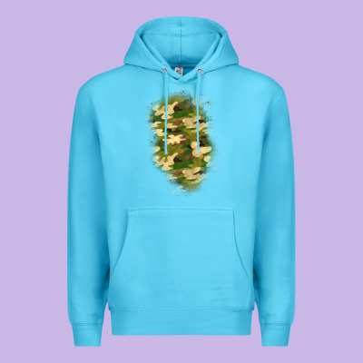 Camouflage Patch 1 Premium Hoodie Designed By Bundleandbundleshop