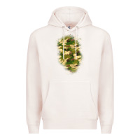 Pale Pink camouflage patch 1 Premium Hoodie - BundleAndBundleShop