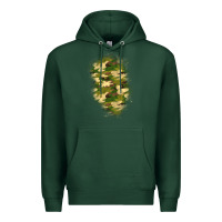 Sports Green camouflage patch 1 Premium Hoodie - BundleAndBundleShop