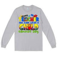 Moon Dust teacher can hear what a child cannot say Long Sleeve Tee - CowGirlArtShop