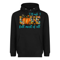 Black i think i love fall most of all Heavyweight Hoodie - Artiststas