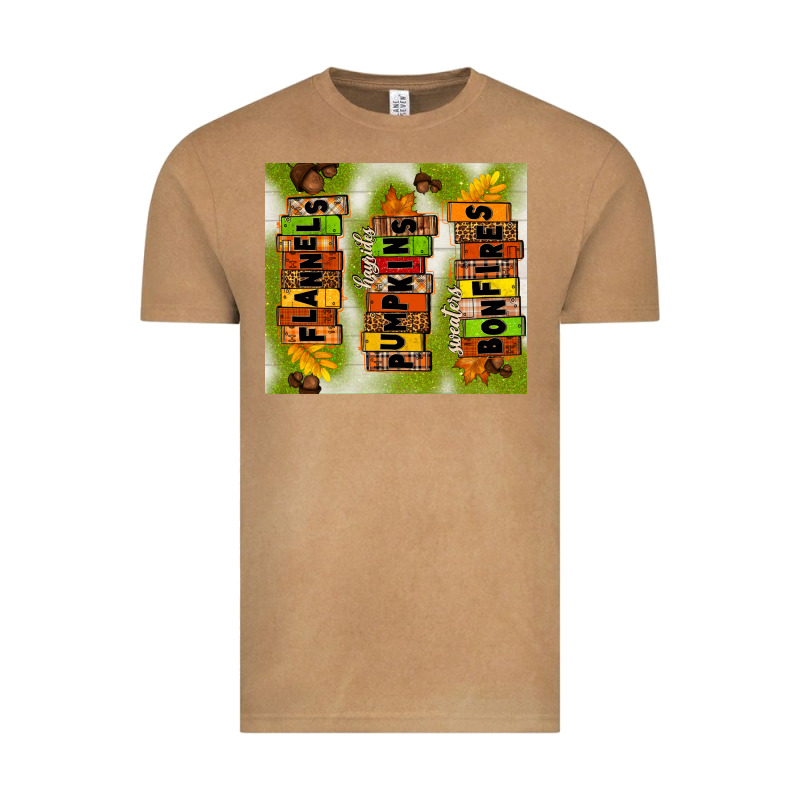 Flannels Hayrides Pumpkins Bonfires Fall Vintage Tee by TumblerDesignByShophia | Teevron