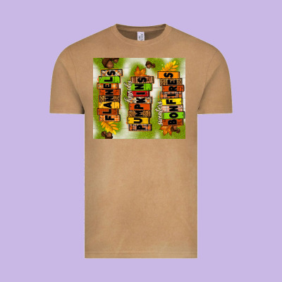Flannels Hayrides Pumpkins Bonfires Fall Vintage Tee Designed By Tumblerdesignbyshophia