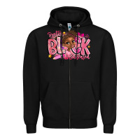 Black Pretty Black Educated Zipper Hoodie - CowhideDigitalArt