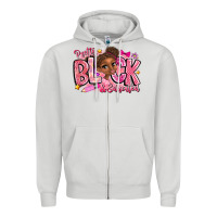 Pretty Black Educated Zipper Hoodie | Teevron
