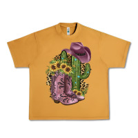 Peanut Butter Pink Cowboy Boots Urban Heavy Tee - JahusDesignShop