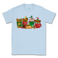 Dusty Blue Tacos Coffee Cups Classic Tee - texasbilliewilder