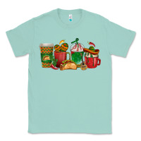 Seafoam Tacos Coffee Cups Classic Tee - texasbilliewilder
