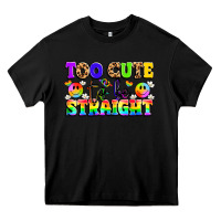 Black cute and colorful pride message Heavy Core Tee - LillyAllenDesigns