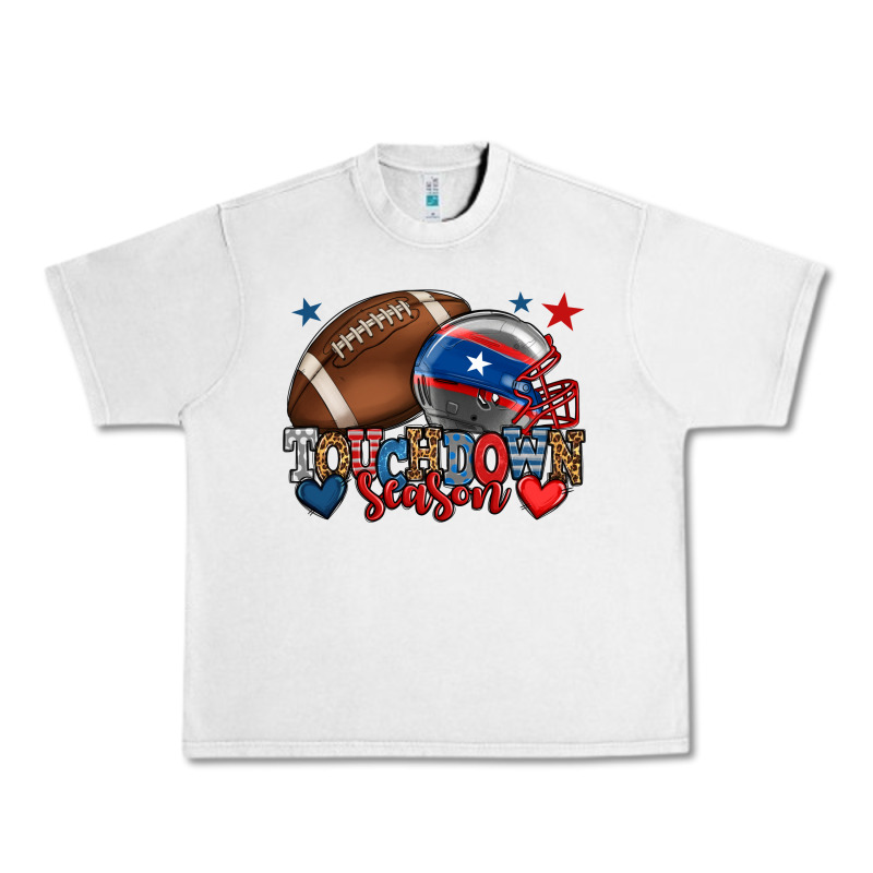 Touchdown Season American Football 4th Of July Urban Heavy Tee by HowdyJamesFarm | Teevron