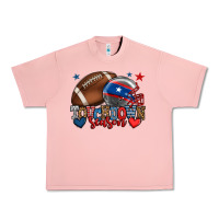 Salmon Touchdown season American football 4th of july Urban Heavy Tee - HowdyJamesFarm