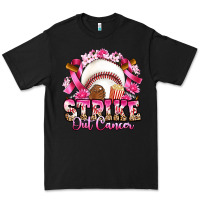 Black strike out cancer baseball Premium Tee - Artiststas