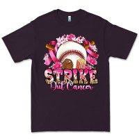 Plum strike out cancer baseball Premium Tee - Artiststas