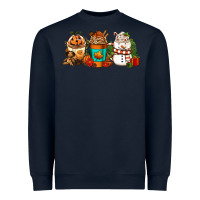 Navy Halloween thanksgiving christmas coffee cups Heavyweight Sweatshirt - FaDigitalArtStudio