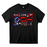 Black batter up pre k Heavy Core Tee - JahusDesignShop