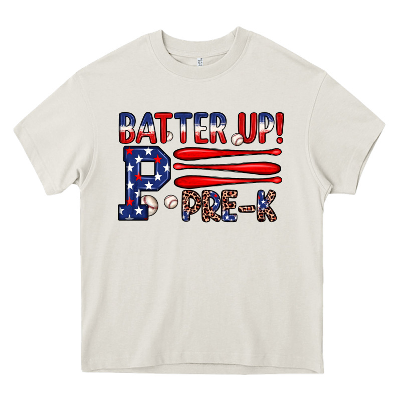Batter Up Pre K Heavy Core Tee by JahusDesignShop | Teevron