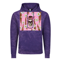 Cloud Purple skull mom pink glitter with daisy Vintage Hoodie - TumblerDesignByShophia