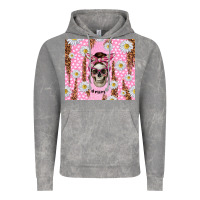 Cloud Rock skull mom pink glitter with daisy Vintage Hoodie - TumblerDesignByShophia
