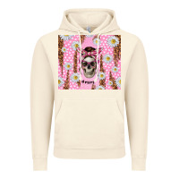 Vintage Artic skull mom pink glitter with daisy Vintage Hoodie - TumblerDesignByShophia