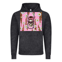 Skull Mom Pink Glitter With Daisy Vintage Hoodie | Teevron
