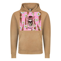 Vintage Camel skull mom pink glitter with daisy Vintage Hoodie - TumblerDesignByShophia