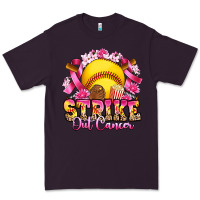 Plum strike out cancer softball Premium Tee - Artiststas