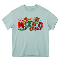 Arona colorful mexico collage Heavy Core Tee - LillyAllenDesigns