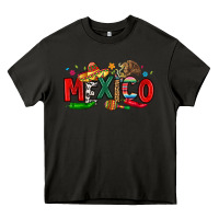 Asphalt colorful mexico collage Heavy Core Tee - LillyAllenDesigns