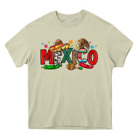 Mossy colorful mexico collage Heavy Core Tee - LillyAllenDesigns