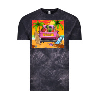 Cloud Black summer truck Vintage Tee - TumblerDesignByShophia