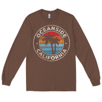 Chestnut Oceanside California Ca Vintage Retro 70S Long Sleeve Tee - lanVoArt