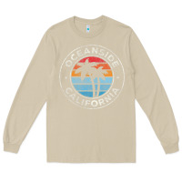 Mushroom Oceanside California Ca Vintage Retro 70S Long Sleeve Tee - lanVoArt