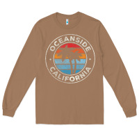 Toasted Coconut Oceanside California Ca Vintage Retro 70S Long Sleeve Tee - lanVoArt