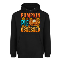 Black Pumpkin pie obsessed Heavyweight Hoodie - Artiststas