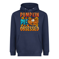 Navy Pumpkin pie obsessed Heavyweight Hoodie - Artiststas