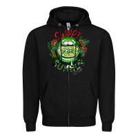Black summer time Zipper Hoodie - CowhideDigitalArt