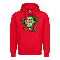 Red summer time Zipper Hoodie - CowhideDigitalArt