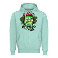 Seafoam summer time Zipper Hoodie - CowhideDigitalArt