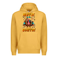 Mustard huffin' for the stuffin' Premium Hoodie - BundleAndBundleShop