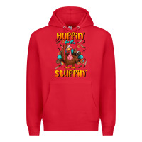 Red huffin' for the stuffin' Premium Hoodie - BundleAndBundleShop