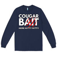 Navy cougar bait funny halloween costume older woman younger man Long Sleeve Tee - lanVoArt