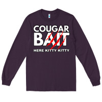 Plum cougar bait funny halloween costume older woman younger man Long Sleeve Tee - lanVoArt
