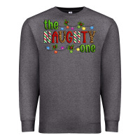 Charcoal Heather The Naughty One Christmas Premium Sweatshirt - Artiststas