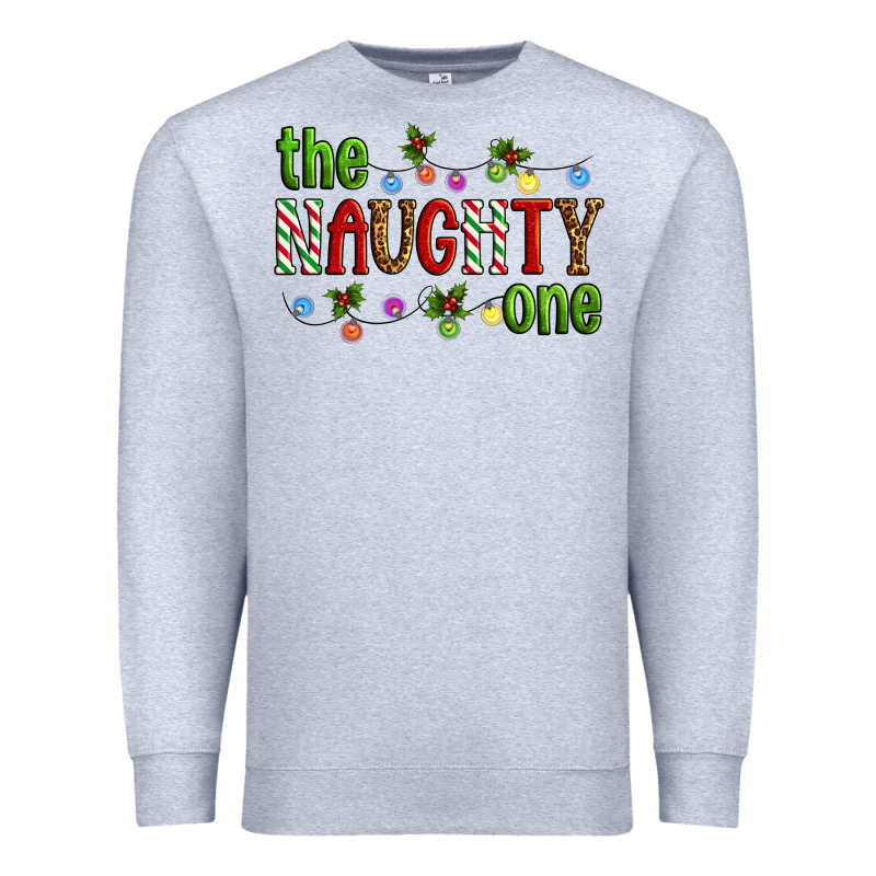 The Naughty One Christmas Premium Sweatshirt by Artiststas | Teevron