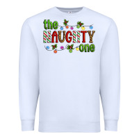 White The Naughty One Christmas Premium Sweatshirt - Artiststas