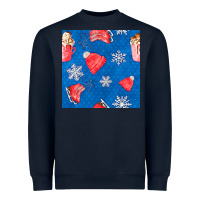 Winter  Snowflakes Hot Cocoa Ice Skating Shoes Heavyweight Sweatshirt | Teevron
