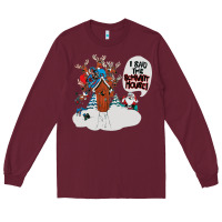 Burgundy i said the schmitt house Long Sleeve Tee - lanVoArt